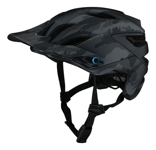 Casco Troy Lee Designs A3 Mips Helmet Brushed Camo Blue Color Negro Talla Xs/sm
