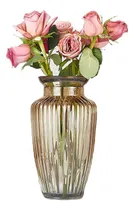 Comprar Florero De Cristal, Florero Acanalado, Florero, Florero Para