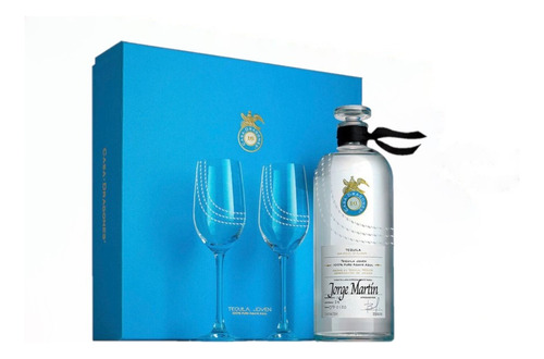 Tequila J. Casa Dragones Gift Personalizada 750ml + Copas