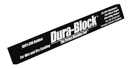 Dura-block Af4420 Bloque De Lija (gancho Y Bucle), Color Neg
