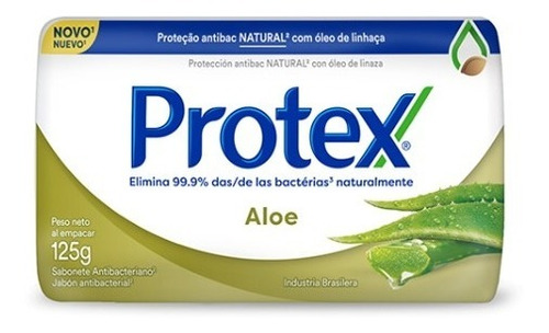 Protex 6pack Jabón Barra Antibacterial Aloe Vera 6un-125grcu