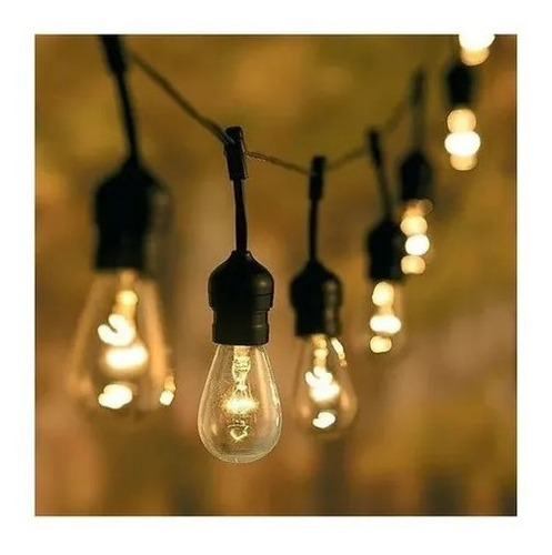 Serie Extensión De Luces Led 24 Focos Vintage 14.6m