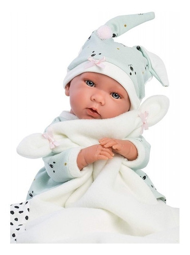 Imagen 2 de 10 de Muñeca Real Llorona Mimi 42cm Bebes Reborn Llorens España