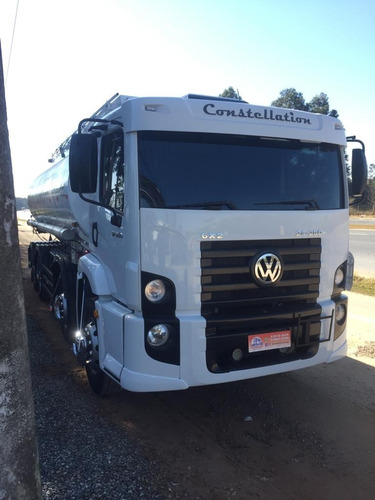 Imagem 6 de 15 de Caminhão Tanque Volkswagen 24.250 6x2 (constellation) Branco