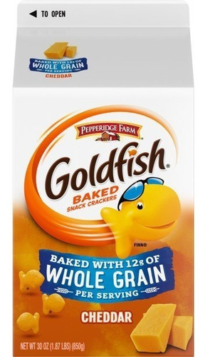 Galletas Goldfish Queso Cheddar 850g Americanas