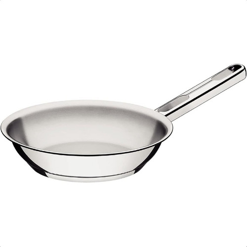 Kit Frigideira De Aço Inox Allegra 1,30l + Tabua De Madeira