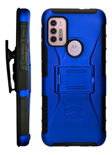 Imagen 1 de 9 de Funda Uso Rudo 3 En 1 Colores Motorola Moto G30 G20 G10