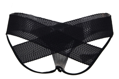 Tanga Creative De Encaje De Cintura Alta De Encaje De Talla