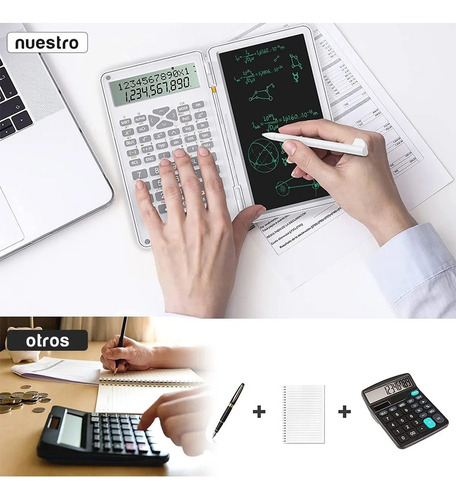 Sjfsjf. Calculadora Científica 240 Funciones Con Tableta Esc