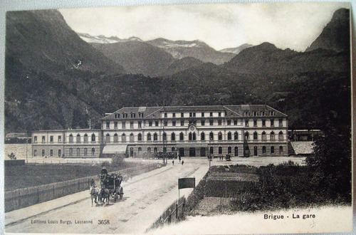 Estación Tren Ferrocarriles Francia Brigue La Gare