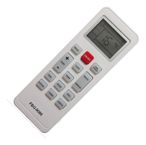 Controle Remoto Para Ar Condicionado Philco Split 096652000 Cor Branco