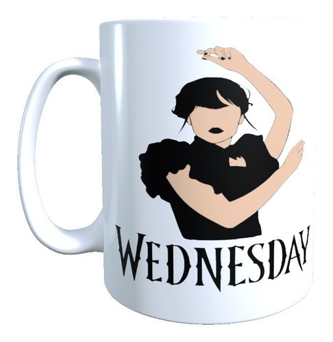 Tazon Taza Merlina Wednesday Addams Paso De Baile