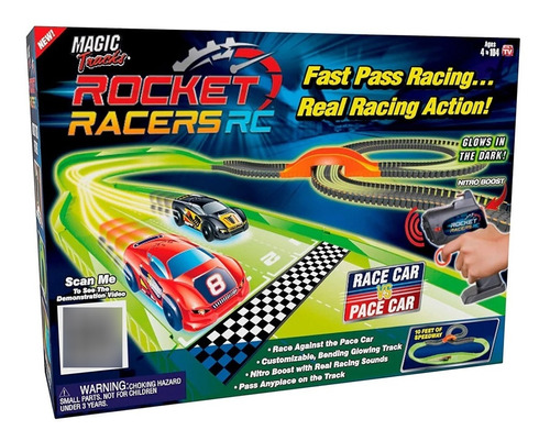 Juego De Pista Rocket Para Autos De Carreras Racer Rc
