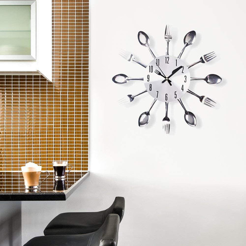 Gototop Reloj Pared Diamante Arte Moderno Metal Decorativo