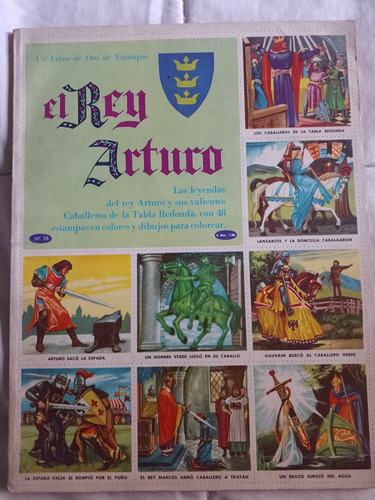 El Libro De Oro De Las Estampas. El Rey Arturo. Robin Hood.