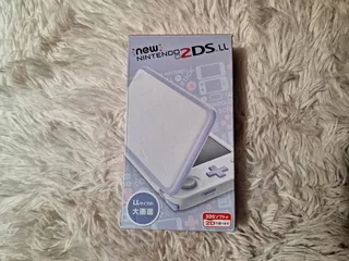New Nintendo 2ds Ll Xl Japonês Branco Lavender Completo