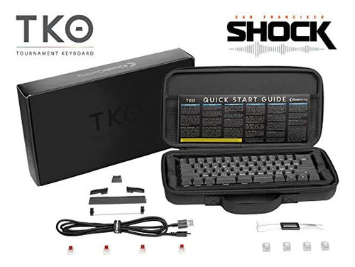 Teclado Mecánico Kinesis Gaming Tko | Interruptores Rojas