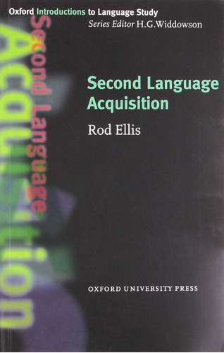 Libro Second Language Acquisition En Ingles