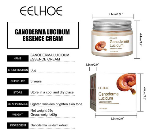 Crema Rápida De Esencia De Ganoderma Lucidum Mejorar El Bril