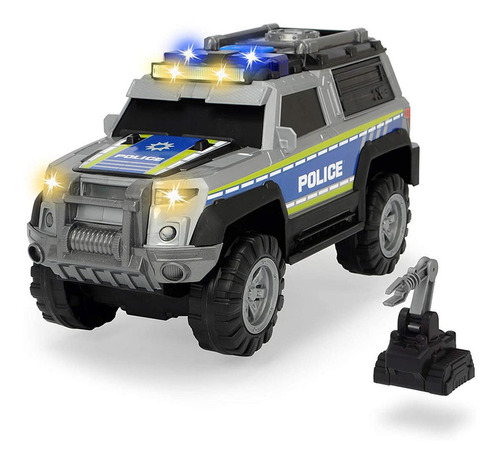 Dickie Toys Sonido Y Luces Camioneta Suv Policia Swat 