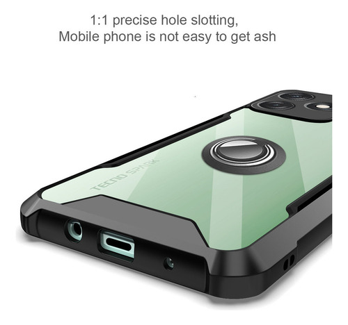 S Funda For Tecno Spark 10 10c 4g Pro Suave Marco Claro