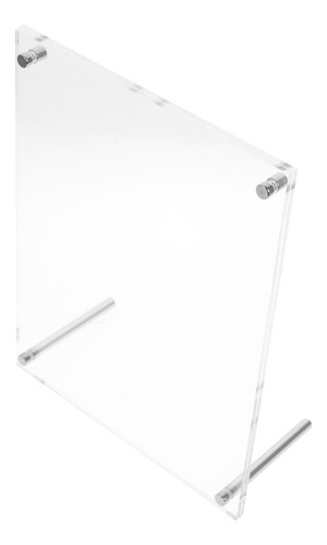 Soporte De Póster Transparente Con Imagen Transparente