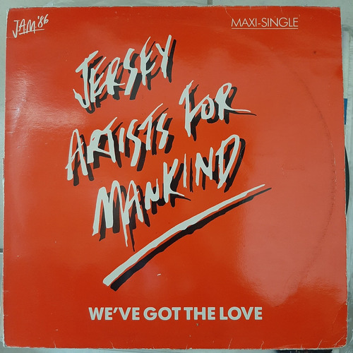 Vinilo Jersey Artists For Mankind We Got The Love Arista D2