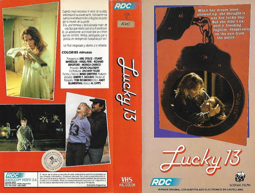 Lucky 13 Vhs Monica Carrico Eric Stoltz Running Hot (1984)