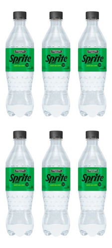 Sprite Lima Limón Botella 500ml Pack X6 Gaseosa Sin Azúcar