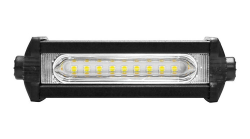 Barra De Led Ultra Slim Color Blanco 12/24v 18w 10cm Moto