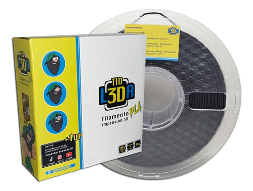 Filamento 3d Pla+ Tio L3da De 1.75mm (caja 10 Kg)