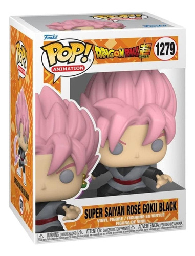 Boneco de ação Super Saiyan Rose Goku Black 1279 Dragon Ball Z Funko Pop Animation