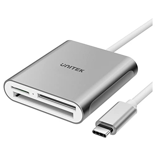 Usb C Sd Card Reader, Unitek Aluminum 3-slot Usb 3.0 Type-c