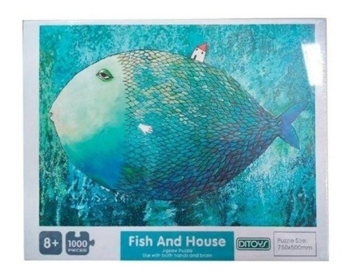 Puzzle - Rompecabezas - 1000 Piezas -  Fish And House