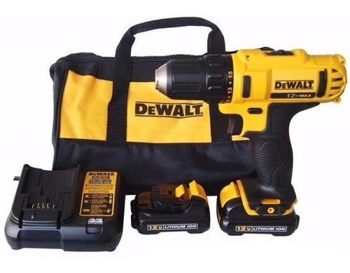 Taladro Atornillador Inalambrico Dewalt 12v 2 Bateria Dcd710