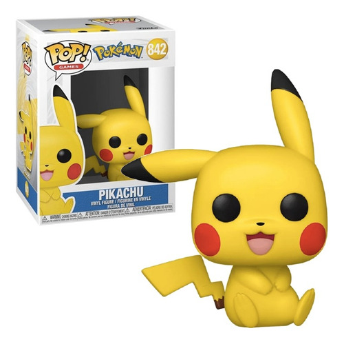 Funko Pop Pikachu Pokémon 842 Anime Figura De Colección