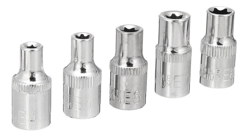 5pcs Enchufe Llave Kit 1/4 Inch Conjunto De Manguito De Repa