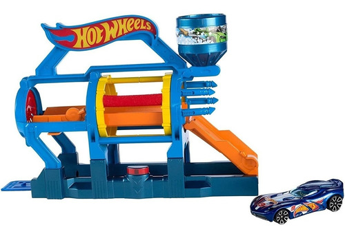 Juego De Lavado De Autos Hot Wheels Turbo Jet