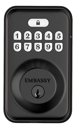 Embassy Door Lock Entrada Electrónica Sin Llave Con Teclado 