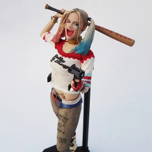 Boneca Harley Quinn Arlequina Esquadrão Suicida 29cm