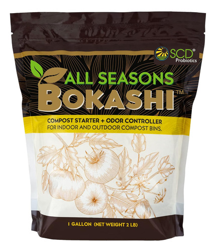 All Seasons Bokashi Compost Starter 2 Libras (1 Galón)  Sal