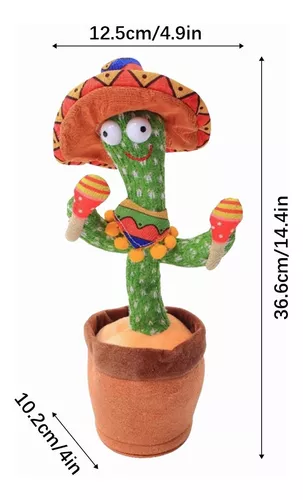 Juguete De Peluches De Cactus Bailando Cantando Bailador