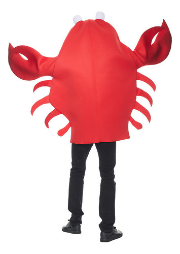 Trajes Engraçados Para Festa Sea Life Red Crab Halloween