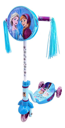 Apache Scooter De Pie Con Luces Frozen Altura Ajustable