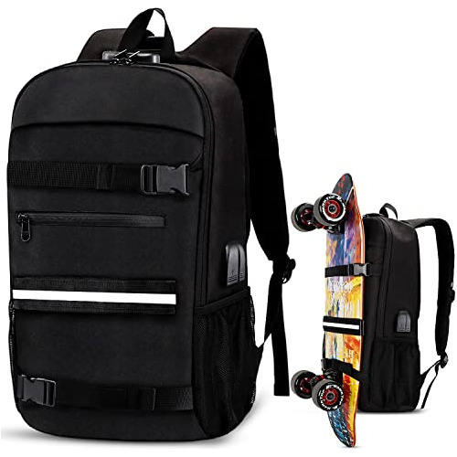 Simbow Skateboard Backpack, Laptop Backpack Con Rmzlz