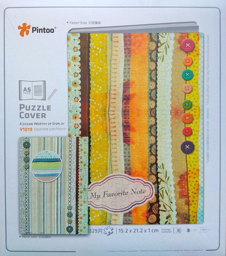 Rompecabezas Y Libreta Japanese Patchwork