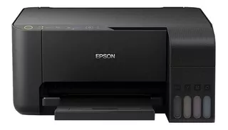 Impresora a color multifunción Epson EcoTank L3150 con wifi negra 220V