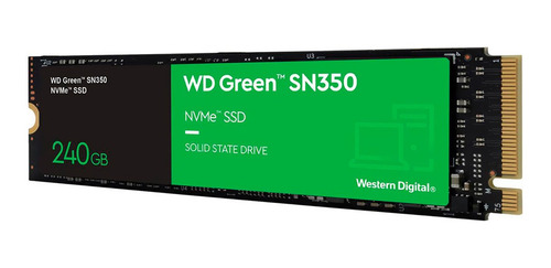 Disco sólido interno Western Digital WD Green SN350 WDS240G2G0C 240GB verde