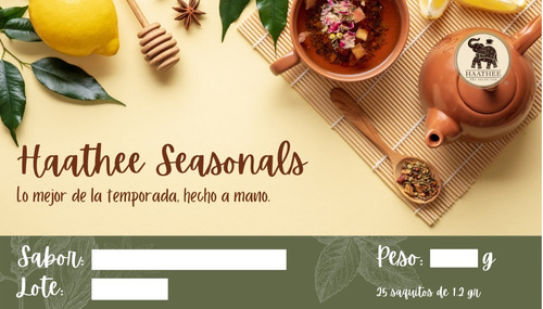 Té Haathee Seasonals | Pack De 6 Sabores Selectos