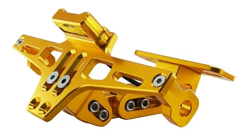 Colin Trasero Porta Patente Aluminio Rebatible Led Nsr Moto